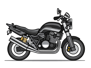 ネイキッドタイプのバイク