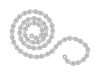 バイクのドライブチェーン